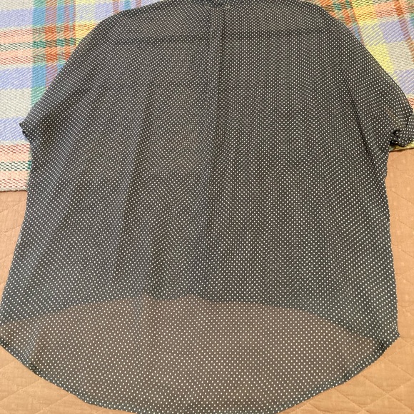 Grey Polka-Dot Blouse - Picture 5 of 5